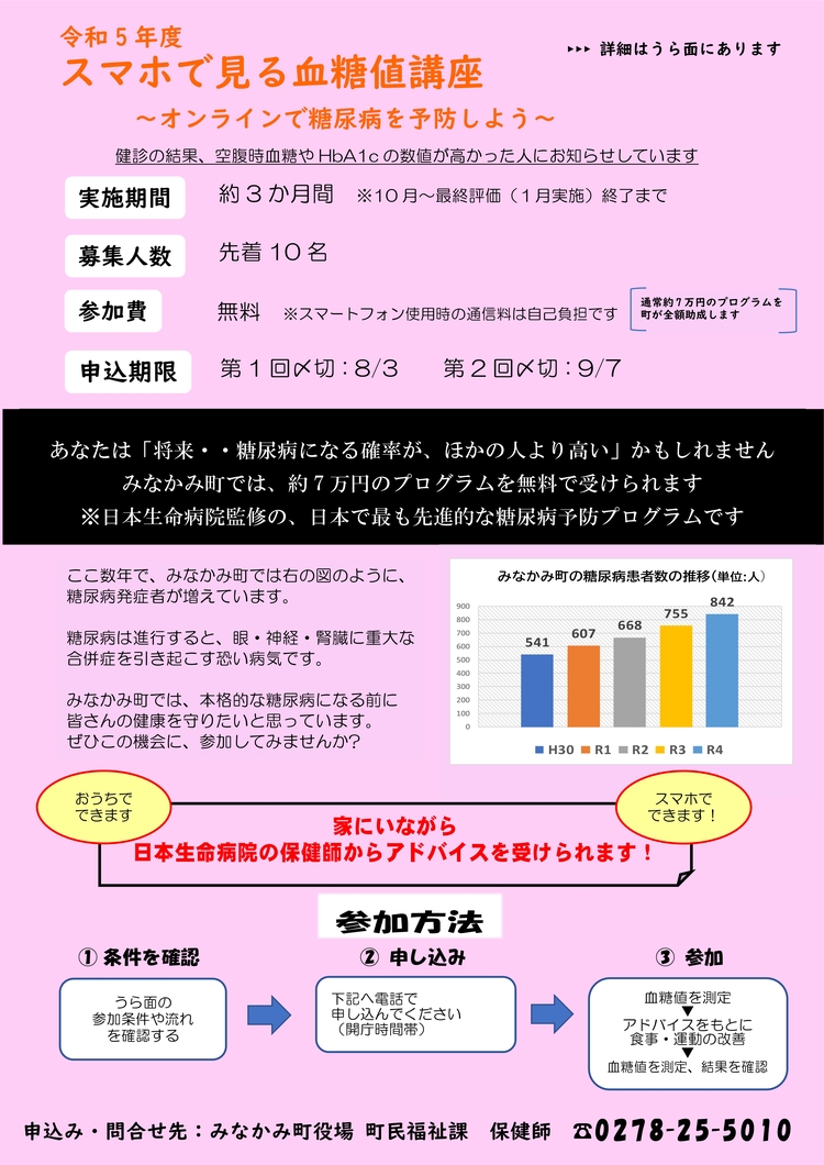 令和5年度 スマホで見る血糖値講座1