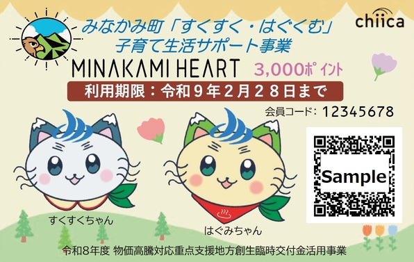 minakami heart card sample