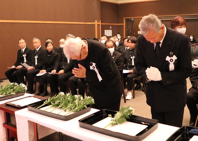 みなかみ町戦没者追悼式